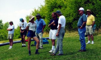 Tammy and Bob on launch