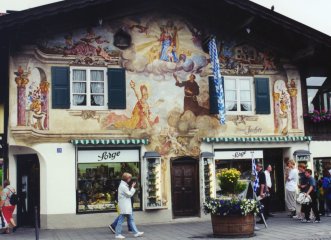 Fussen wall painting